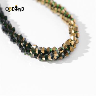 China OEM/ODM 4mm Crystal Faceted Crystal Beads Seed Beads Water Drop Stained Glass Beads For DIY Jewelry Making for sale