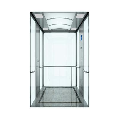 China Direct Selling Modern Round And Small Square Capsule Glass Panoramic Guided Elevator for sale