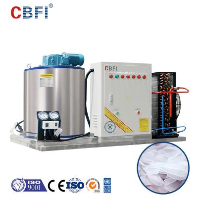 China 1 Ton Per Day Flake Ice-Machine voor het Concrete Koelen Te koop