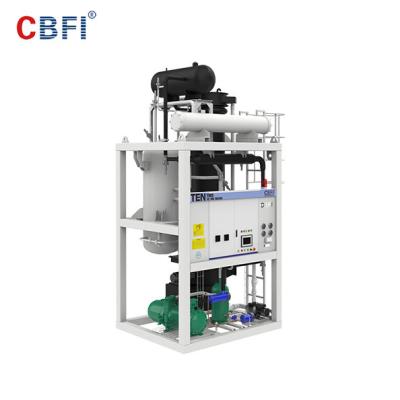 중국 냉각 음료, 식품 가공을 위한 10 톤 튜브 아이스 기계 고형 실린더 얼음 판매용