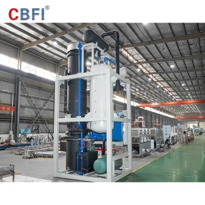 China Industrial 10 Ton Ice Tube Machine R717 Bacteria Free for sale