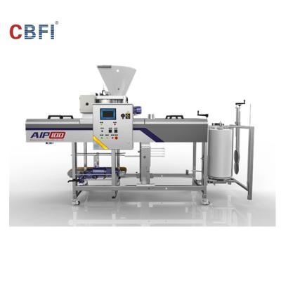 China Máquina de gelo automática/máquina cubo de gelo com sistema automático completo da embalagem à venda