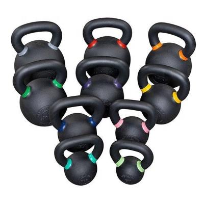 China Rizhao factory universal kettlebell cast iron powder coated equipment Kettlebell crosfit kettle for sale