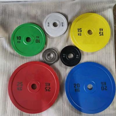 China Home\Gym\Sports Performance Fast Delivery Steel Competition 20 Kg Chrome Powerlifting Partial Weight Calibrated Plates for sale