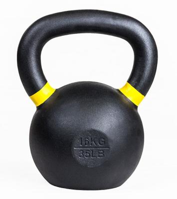 China Strength Training Ring Black Iron Kettlebell Color for sale