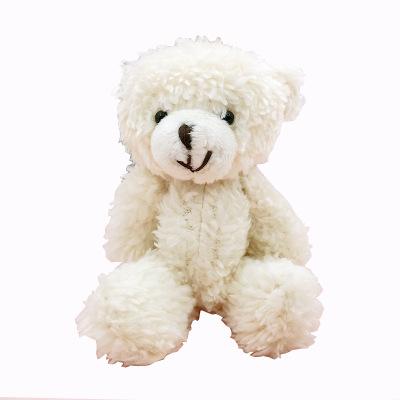 China New furry phone case 3D doll bear doll case diy popular plush cute pendant cute cell phone case for sale