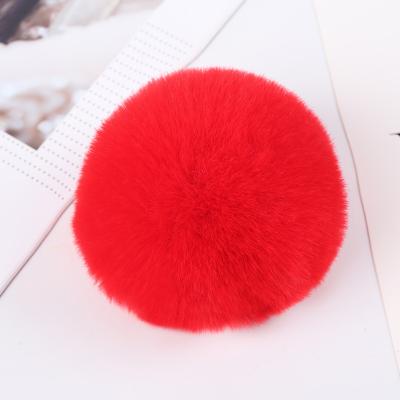 China Wholesale Popular New Style Fashion 8cm Rabbit Fur Ball Girl Backpack Decorative Pendant for sale