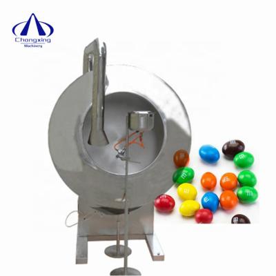 China Easy Operation Pharmaceutical Film Tablet Sugar Cashew Nuts Chocolate Bean Tablets Testing Coating Machine for sale