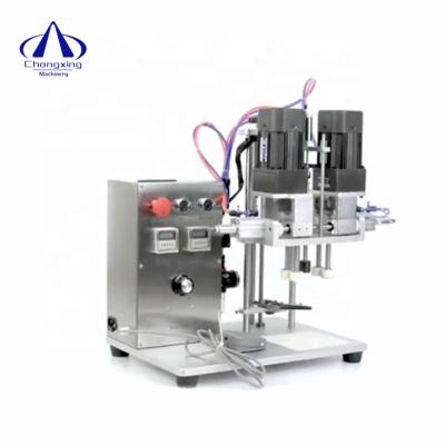 China Automachine Honey Small Screw Plastic Glass Manual Pet Capsule Cover Aluminum Sealing Machine for sale