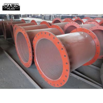 China Oil& Gas Chrome Wear Resistant Carbide Welding Tubes For Dust Haul Pipe for sale