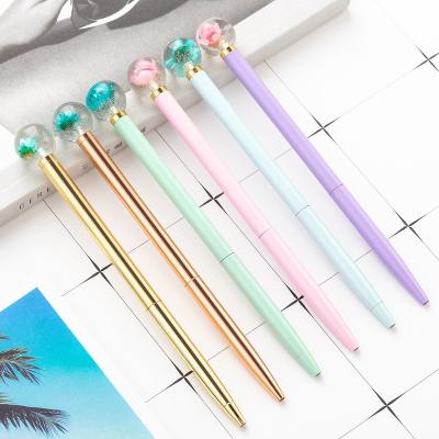 China Pen Wholesale 1.0mm Promotional Hot Seller New Design Ballpoint Metal Crown Ballpoint Pen Pen for sale