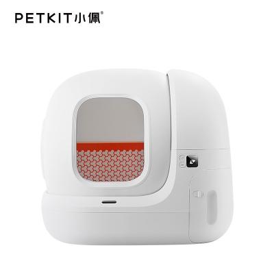 China 2022 new arrivals pet supplies PETKIT pura maximum viable automatic smart self-cleaning cat litter box toilet box English version with app remote for sale