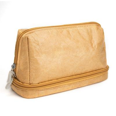 China HOT Sale Fashion Product Zipper Pouch Makeup Bags With Tyvek Material For Women Outdoor Shopping Makeup Bag Set for sale