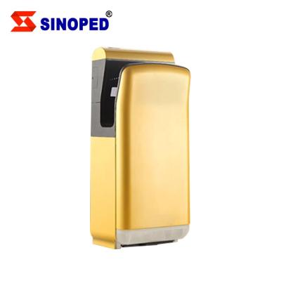 Cina 360 Grade Rotating Stainless Steel Golden White Automatic Fast Drying Electric Hand Dryer in vendita