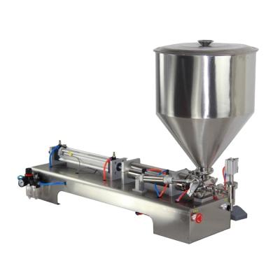 China Food 1/2/4 Nozzles Semi Automatic Piston Paste Filler Cosmetic Cream Filling Machine for sale