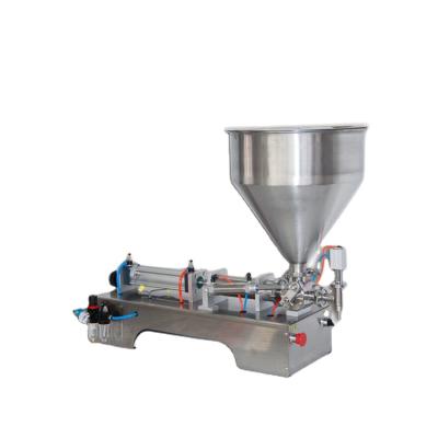 China Small Piston Food Drink Honey Shampoo Nail Semi Automatic Cosmetic Plastic Paint Bottle Liquid Paste Filling Machine for sale