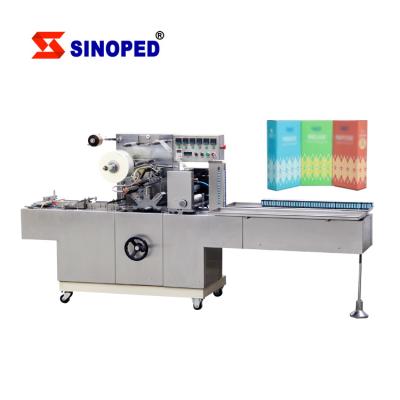 China Hot Products Box Health Care Spice Vending Machines Daily Necessities Packaging Game Card Cellophane Wrapping Machine en venta