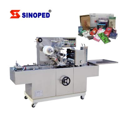 China Beverage Hob Cellophane Packing Machine Perfume Box Cellophane Wrapping Machine Multifunction Packaging Machine Te koop