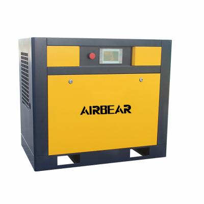 China Cheap price 10HP 7.5KW lubricated air kompressor De l'Aire belt driven compressor for industrial for sale