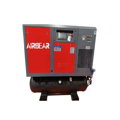 China All-in-one lubricated machine 1.6Mpa air compressor integrated 11kw 15hp 380v/50hz for industrial laser cutting for sale