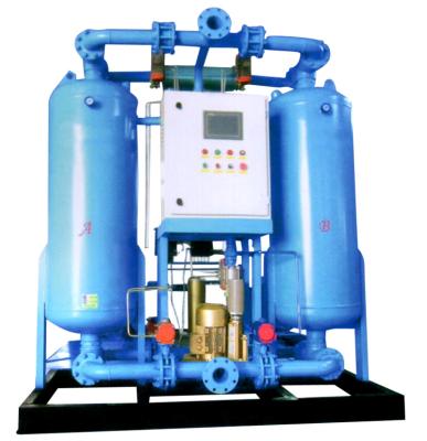 China 100NM3/Min Capacity Lubricated Regenerative Micro-Heat Air Dryer For Air Compressor System for sale