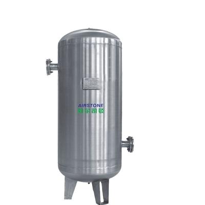 China Lubricated-oil screw air compressor air pressure tank 8 bar 3000 liter tank stainless steel tank for compressor for sale