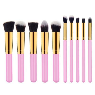 China Angular blush to customize logo makeup brush factory price free samples privare label eyeshadow base make up brushes for sale