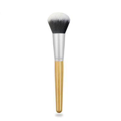 China Amazon Best Selling Flat Brush Vegan Foundation Flat Brush Private Label Wooden Foundation and Concealer Brushes for sale