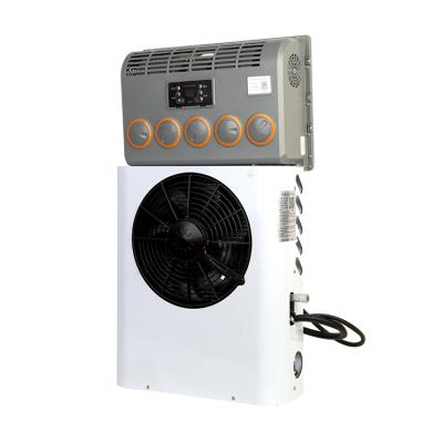 China Useful ABS 12v DC Truck ABS Plastic Backpack Parking Air Conditioner For Car for sale