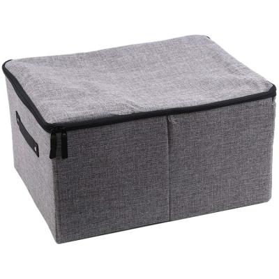 China Custom Large Folding Stackable Collapsible Storage Bin Storage Bin Box Organizer for sale