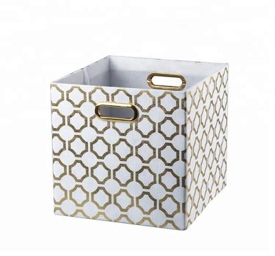 China Viable Wholesales Adjust Furnishings Fabritc Collapsible Nonwoven Storage Bins for sale