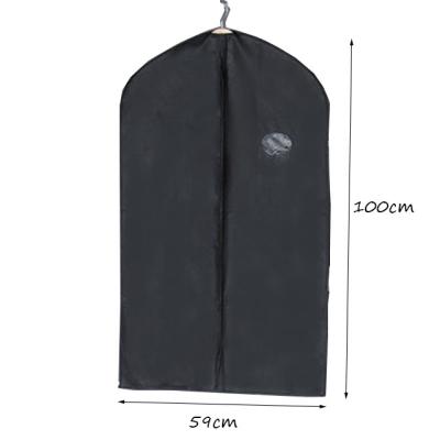 China Customizable Colors Dustproof Wholesale Hanging High Capacity With Lightweight Clear Zipper Garment Bag for sale