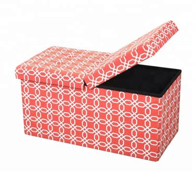 China Foldable Foldable Modern Bedroom High Capacity With Cover Store Debris Bench Storage Ottoman Storage Stools for sale