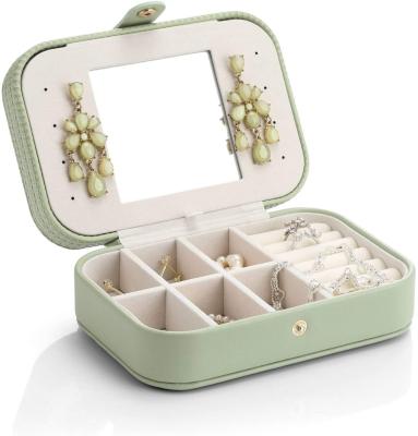 China Durable Organizer Travel Jewelry Case/Jewelry Box, Jewelry Storage for Earrings Rings Necklace Bracelet Girls, Women, Mother, Daughter for sale