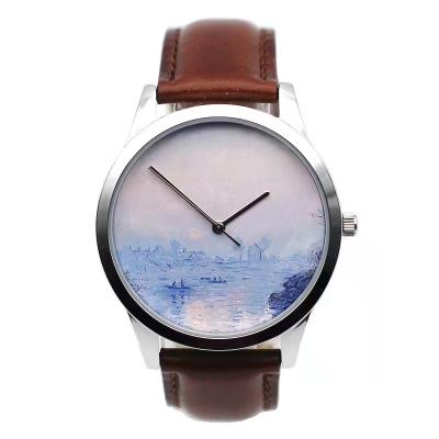 China New Water Resistant Sports Watch Manufacturer Movement Quartz Leather Gents Watch Woman Quartz Unisex Watch for sale