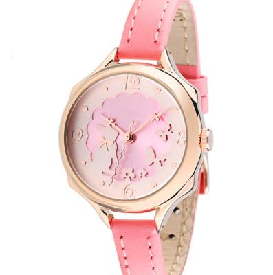 China Water Resistant Fashion Style Womens Band Quartz Wrist Watch Luxury Leather Ladies Watch Women Dress Clock Girl Pink Watch Reloj Mujer for sale