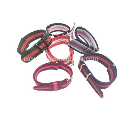 China Wholesale Cheap Fashion NATO Band Summer Size Available Custom Design Your Logo Stainless Steel Buckle Nylon Watch Strap for sale