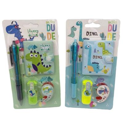 China Office Stationery Promotion 2022 Hot Selling Stationery Set Cute Kindergarten Students Birthday Gift Notebook Pencil Sharpener Cheap Price for sale