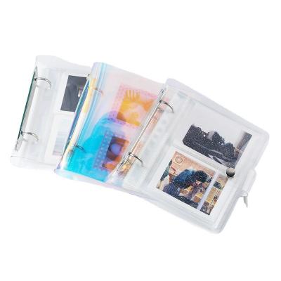 China Sublimation Spiral Camera Book PVC Kpop Mini Film Photo Album Baby Wedding Family Album Transparent Loose-leaf Portable Book for sale