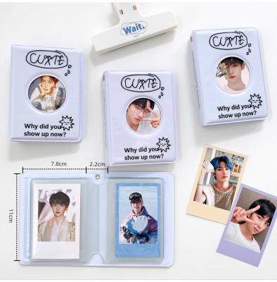 China K-noise Mini Icon Softcover Heart Softcover Collectible Spiral Book Custom Photo Album Holder Fangirl Plastic Fanboy for sale