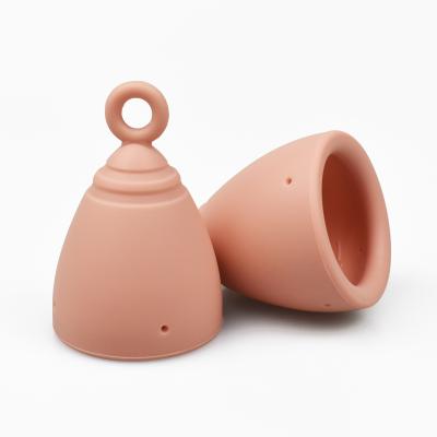 China Medical Rules Lucky Ring Period Cup Menstrual Cup Lady Menstruation ISO13485 Furuize 100% Silicone Cup for sale