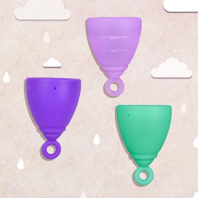 China Furuize Lucky Period Lady Menstruation Medical Silicone Cup Copa Menstrual Period Cup for sale