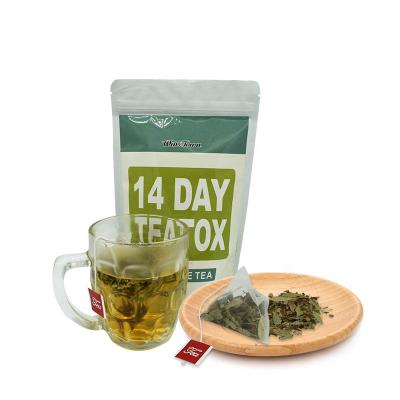 China Good Effects Caffeinated Weight Loss Tea Detox 14 Day Slimming Detox Tea Private Label for sale