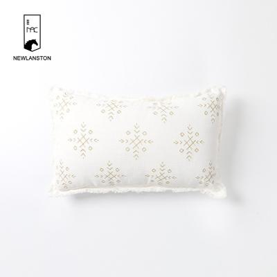 China Modern Minimalist White Home Decorative Cushion Cover Coiver Anti-pull Tile Bedroom Cushion Pillow Case for sale