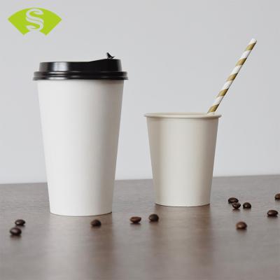 China High quality waterproof raw material pe coated coffee paper cup cheap price for sale