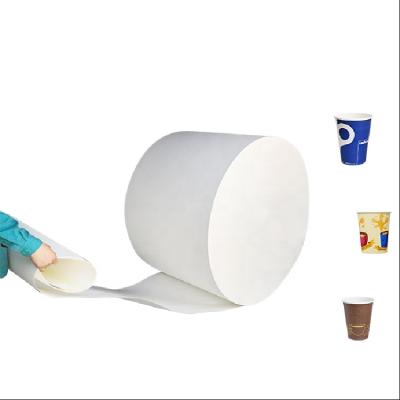 China Waterproof Egypt Market High Bulk Paper Roll For Making Single Paper Cup PE Coated for sale