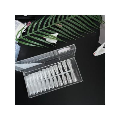 China NT-B-006 Chinese High Quality Gel X Nail Tips Full Flexibility Factory Cover Tapered Square Nail Tips for sale