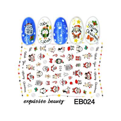 China High Quality 3D Hot Selling Cheap Price Spring 3D Nail Art Decals Baby Phat Nail Decals Eb021-024 for sale