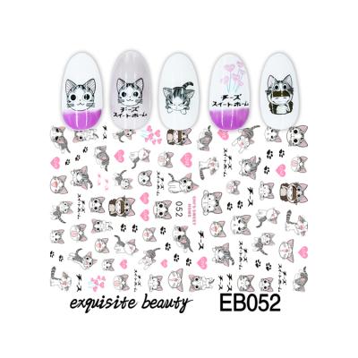 China 3D Chinese Factory Wholesale High Quality Nail Art Nail Decals Decor Barbie Decals Eb049-052 for sale