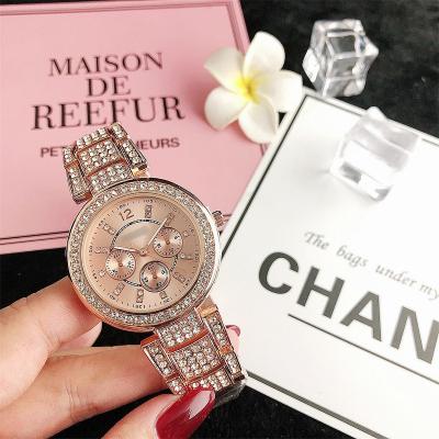 China Non-specific wholesale rhinestone watch gold rhinestone ladies sports wrist women quartz watches women watch free shipping sale for sale